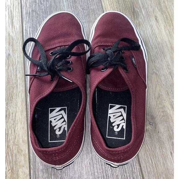 Vans Unisex Of The Wall 721454 Red Black Sneaker Shoes US Size M 4.5 / W 6 - Picture 8 of 10